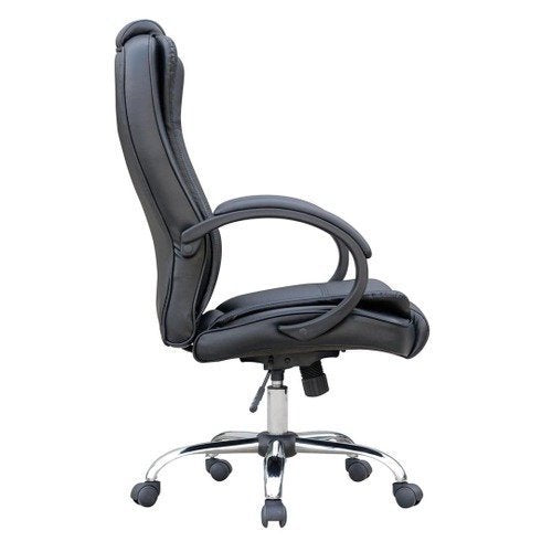 Cadeira Presidente Escritório Giratória Fox Office C300 &#8211; Preta