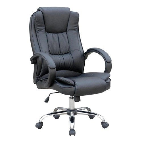 Cadeira Presidente Escritório Giratória Fox Office C300 &#8211; Preta