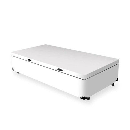Cama Box Com Baú Solteiro 88cm Branco